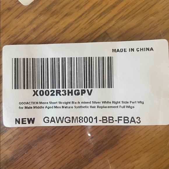 Short Straight Grey Hair Wig - Picture 8 of 9